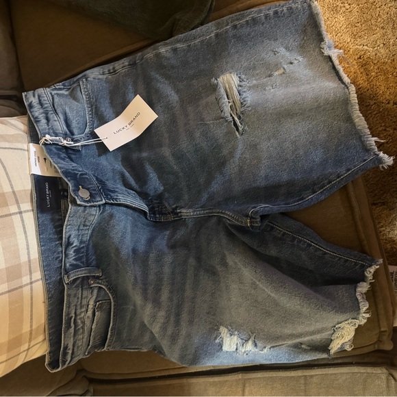 Lucky Brand Vintage Loose Denim Shorts - Picture 1 of 3